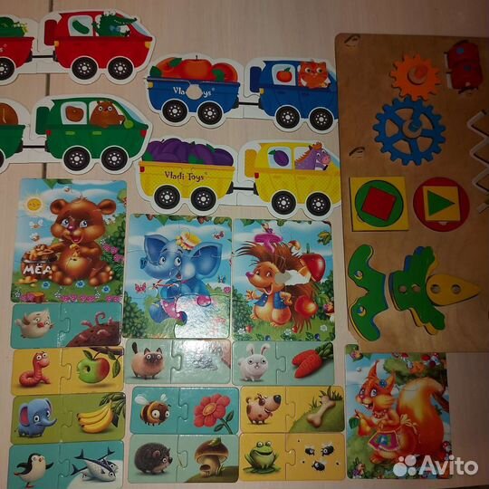 Бизиборд и пазлы