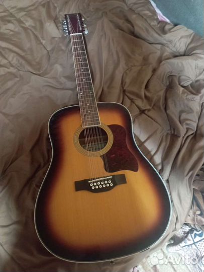 Аккустическая 12 струнная гитара