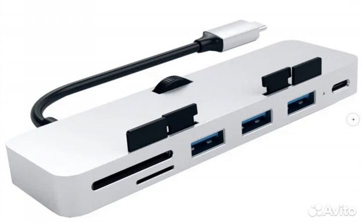 USB-концентратор Satechi Aluminum Type-C Clamp Hub