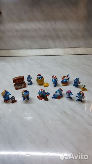 Киндер сюрприз ferrero '95, серия акулы