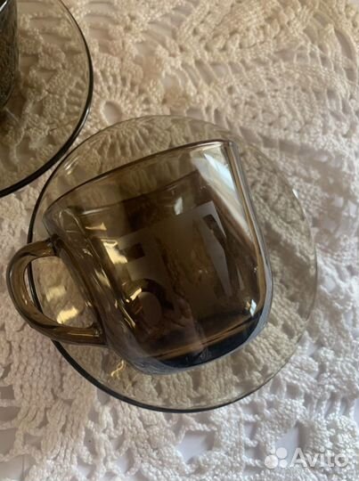 Стеклянные чашки