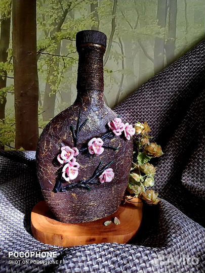 Декоративная бутылка 