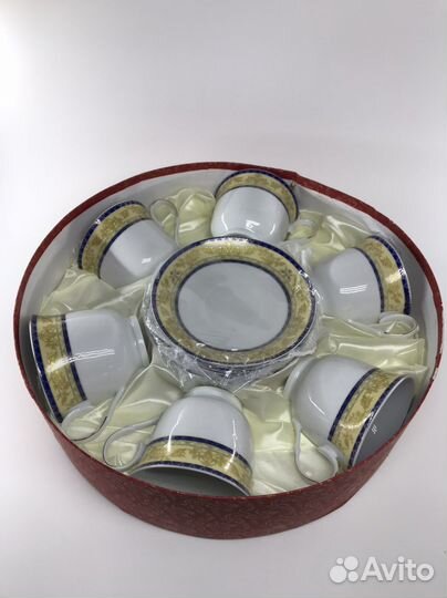 Чайный сервиз на 6 персон фарфор