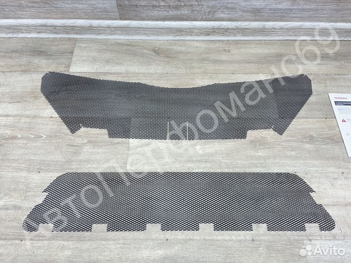 Защитные сетки переднего бампера Nissan Sentra B17