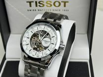 Часы мужские механика Tissot 1853 серебро/белый