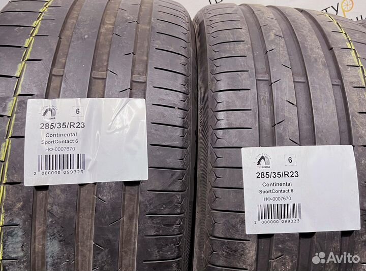 Continental SportContact 6 285/35 R23 94Y