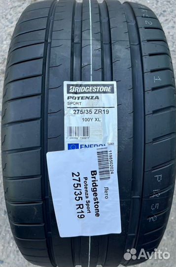 Bridgestone Potenza Sport 245/40 R19 и 275/35 R19 100Y