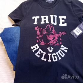 white and purple true religion shirt