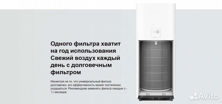 Фильтр для очистителя воздуха Xiaomi Purifier 4Pro