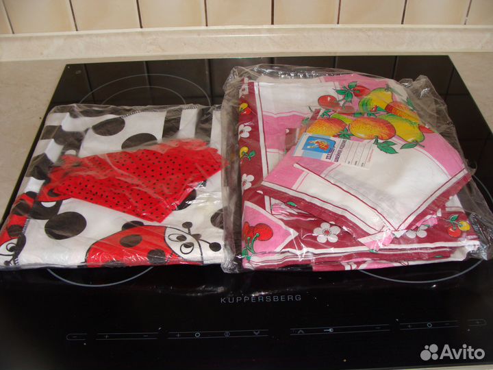 Комплекты новые скатерть И салфетки Х/Б