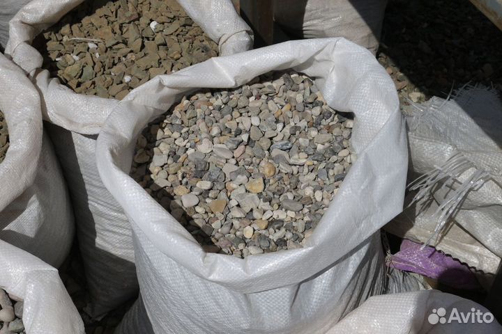 Песок Щебень Гравий Чернозем Грунт в мешках