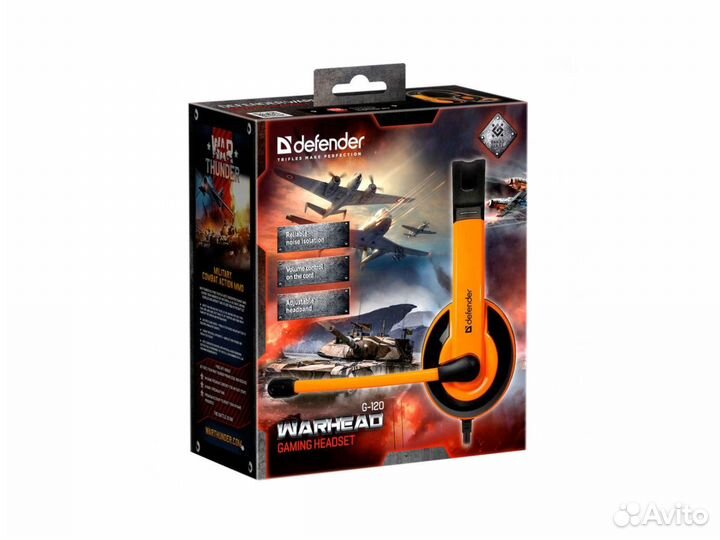 Игровые наушники Defender Warhead G-120