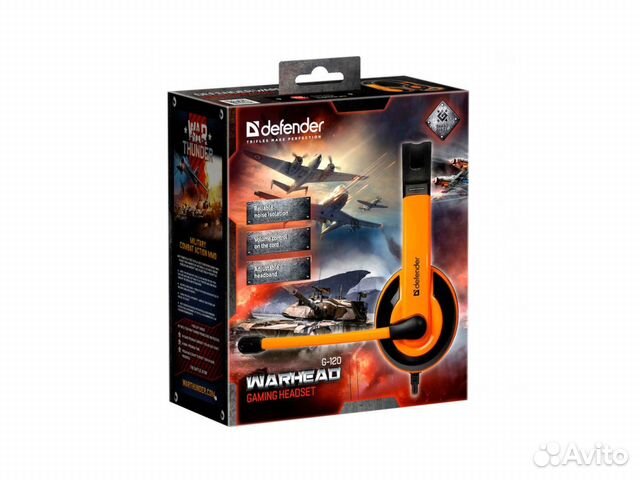 Игровые наушники Defender Warhead G-120