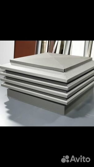 Колпаки на столбы забора#85