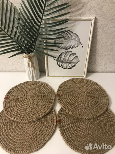 Салфетка сервировочная из джута