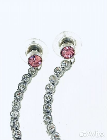 Серьги Трансформеры Swarovski Оригинал Подвеска
