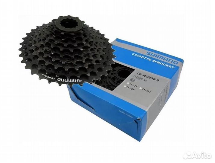 Кассета 9 скоростей 11-36Т shimano CS-HG200-9