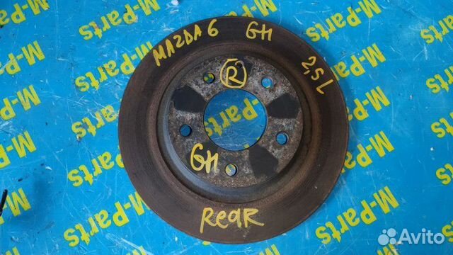 Тормозной диск задний Mazda 6 GH 2009
