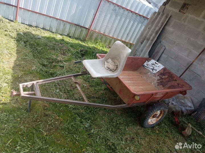 Телега для мотоблока бу