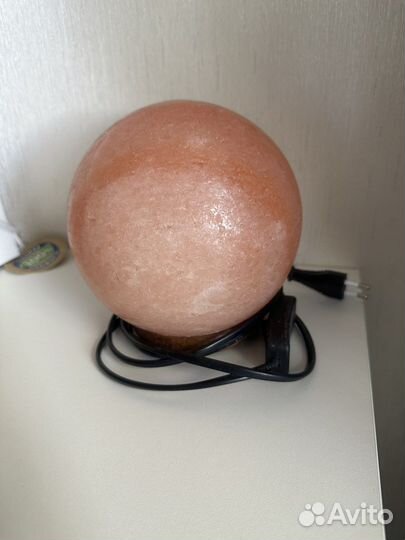Солевой шар светильник