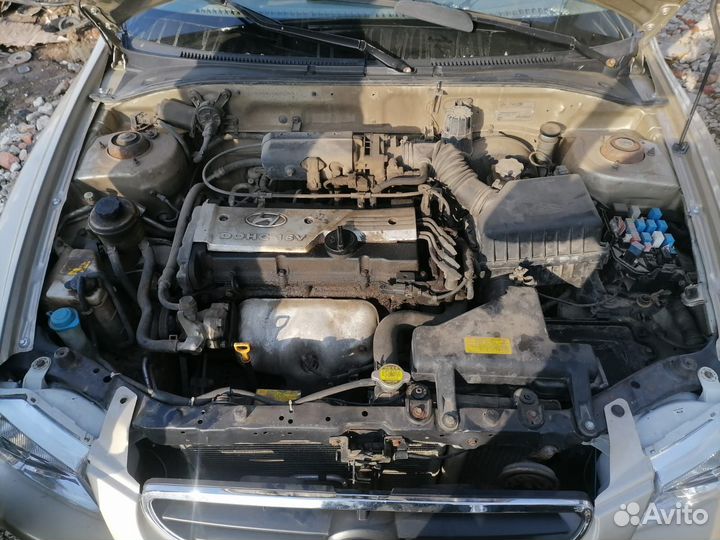 Hyundai accent 1.5л 102лс G4eс в разбор