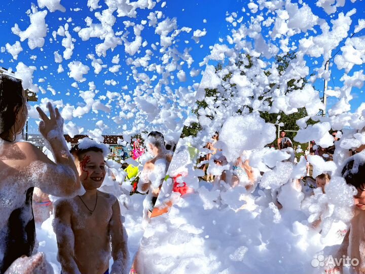 Пенное шоу. Пенная вечеринка. Шоу Красок Холли