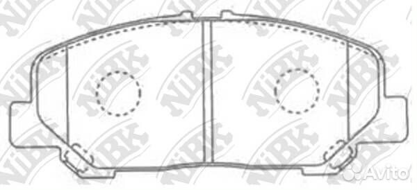Колодки тормозные дисковые