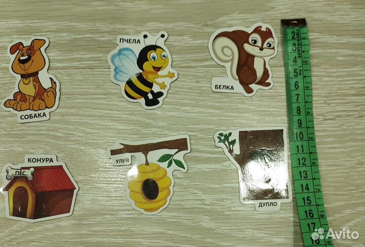 Детский набор магнитов на холодильник