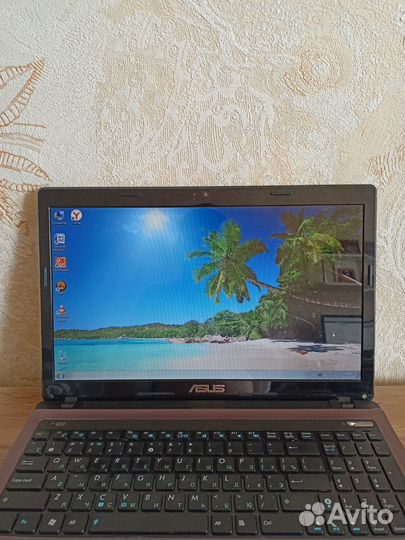 Ноутбук asus 4 ядерный, шустрый и надёжный