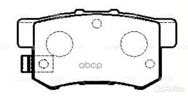 Колодки тормозные Honda Prelude 2.0i-2.3i &4WD