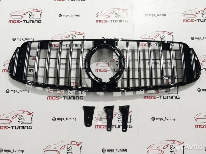 Решетка Mercedes GLC-Coupe C253 AMG Chrome 2019+