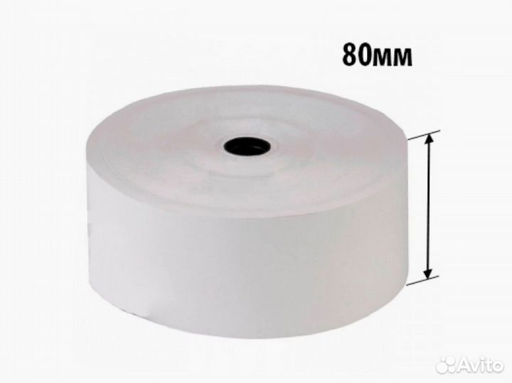 Чековая лента для касс, 80мм х 60м