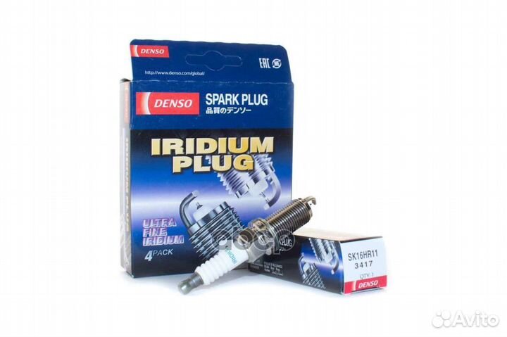 Свеча зажигания 3417#4 SK16HR11#4 Denso