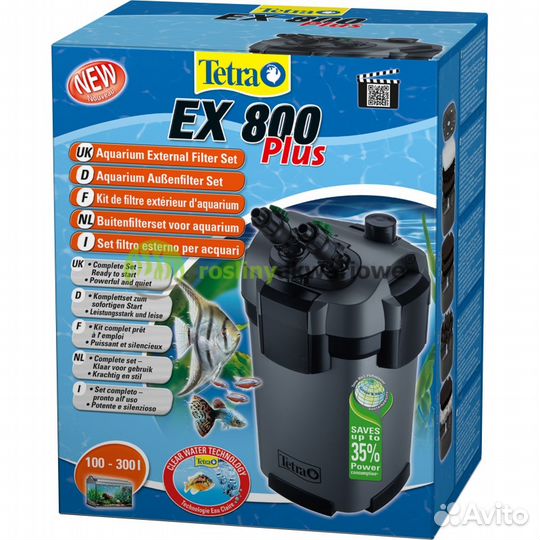 Фильтр внешний tetra-EX800 plus