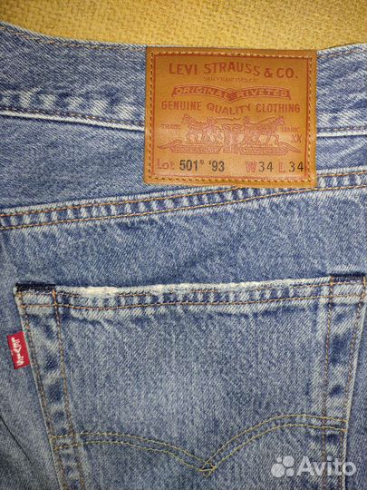 Джинсы Levi's 501, 34x34, 