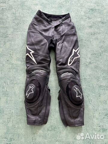 Штаны для мотокросса Alpinestars полностью из кожи