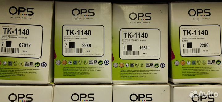 Тонер-картридж OPS TK-1140 для Kyocera,совместимый