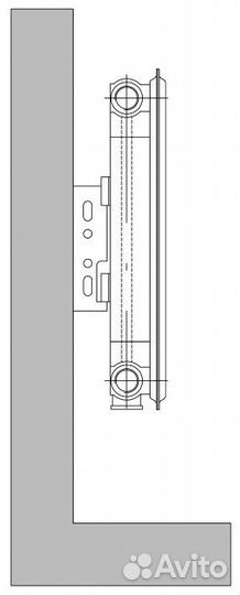 Стальной панельный радиатор отопления Axis Ventil