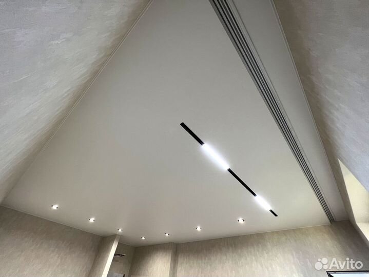 Натяжные потолки установка