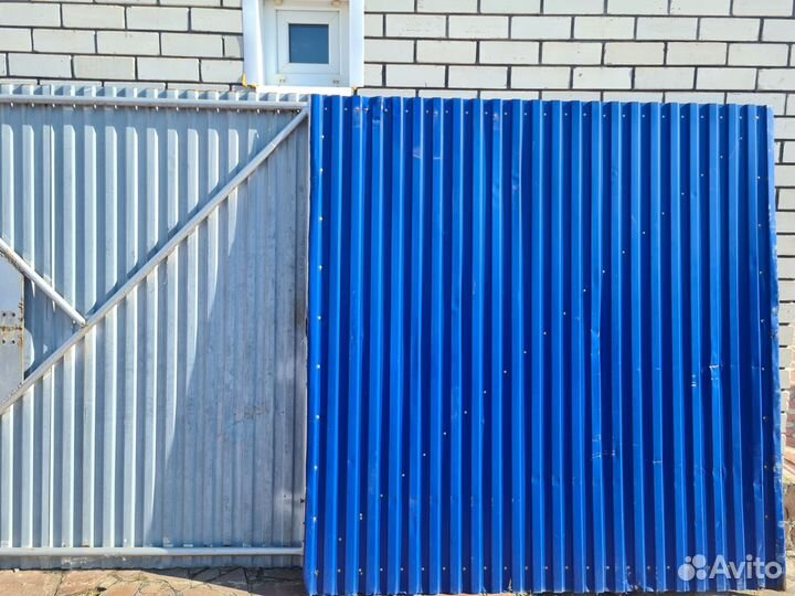 Секционные ворота бу