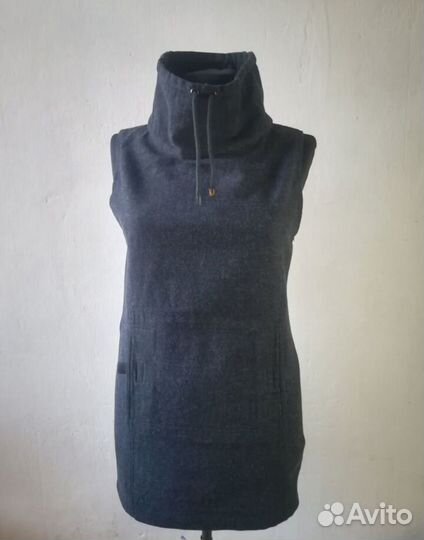 Жилет Meex шерстяной серый с карманами 42