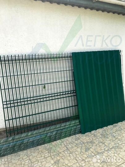 Сетка для забора 3Д