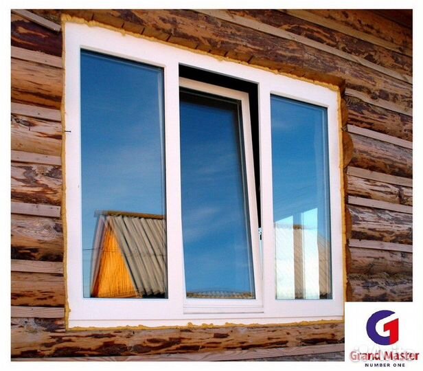 Окно пвх трехсекционное