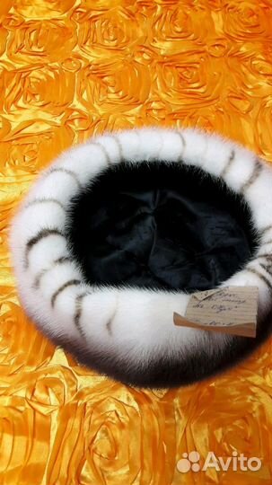 Новый норковый бирет 58 размер