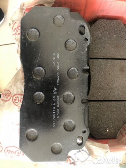 Колодки дисковые 29090 с р/к Volvo, RVI (DON)