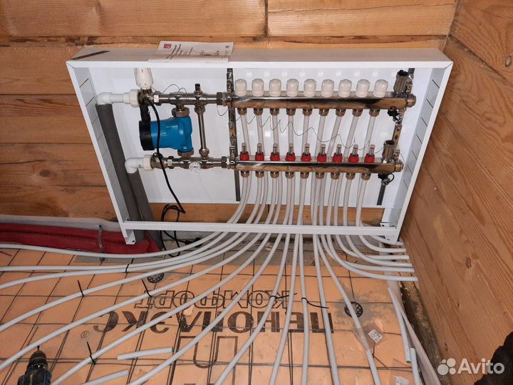 Монтаж отопления, водоснабжения под ключ