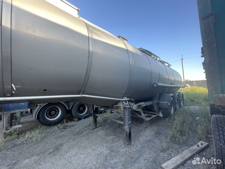 Полуприцеп химическая цистерна Van Hool 30700 л химическая, 1990