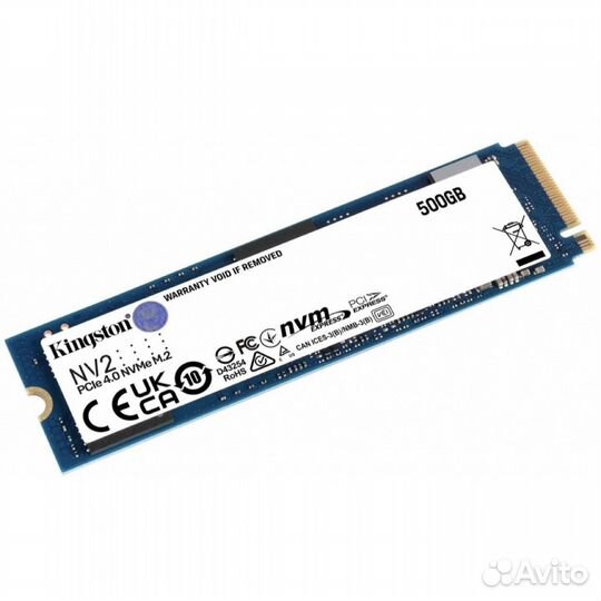 SSD накопитель Kingston NV2 M.2 2280 500гб