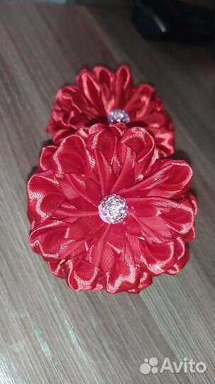 Резиночки для волос ручной работы