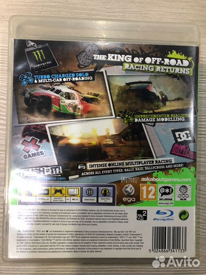 Colin Mc Rae Dirt 2 для Ps3